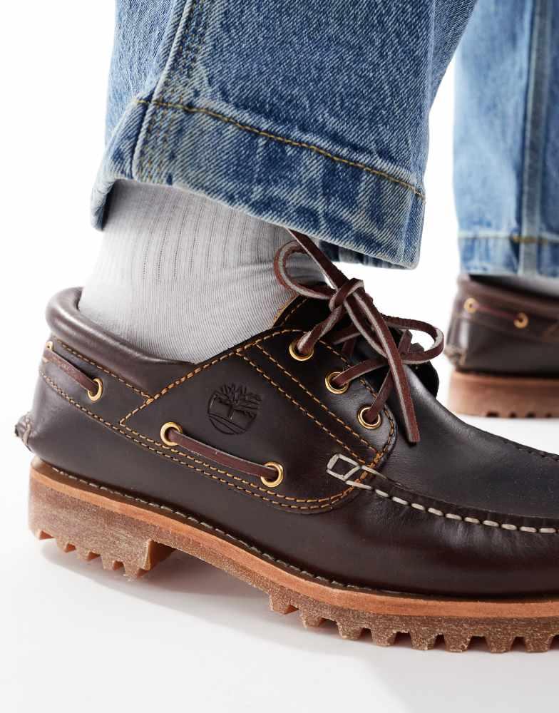 靴 Timberland Authentics 3 Eye Classic OVY Men's Timberland® Authentics 3-Eye Boat Shoe