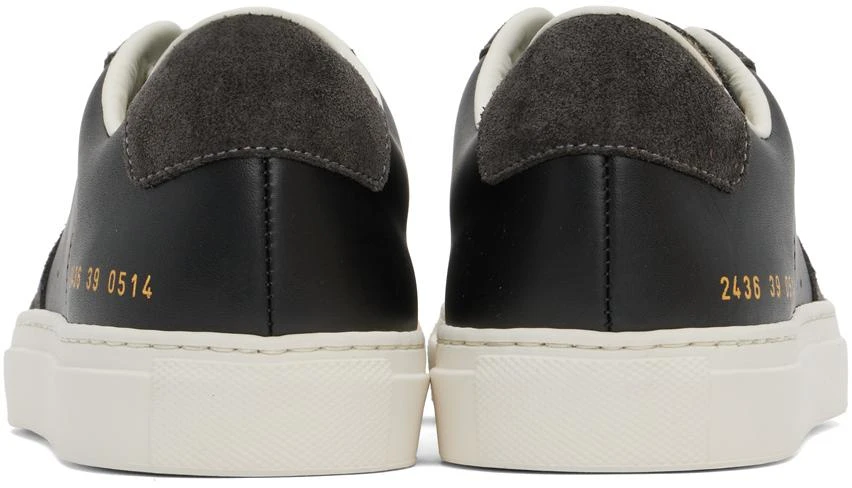 Common Projects Black BBall Duo Sneakers 2