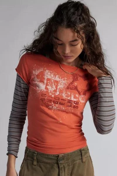 BDG BDG Sloane Layered Long Sleeve Graphic Tee 1