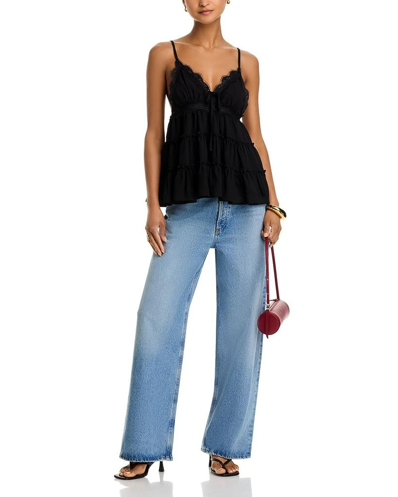 AQUA Lace Trim Camisole Top - Exclusive 2