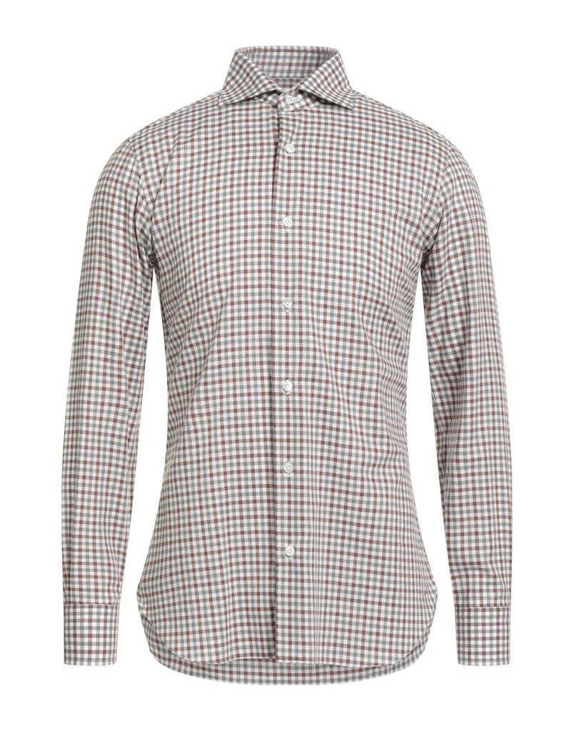 BARBA NAPOLI Checked shirt 1