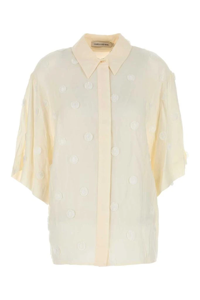 CAMILLA AND MARC Ivory Viscose Ottilie Shirt 1