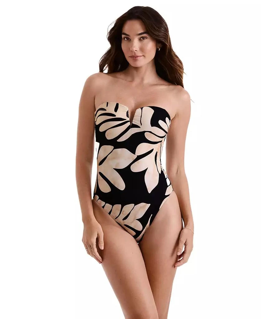 Mimi Flamingo Finn One-Piece Bandeau Swimsuit 1