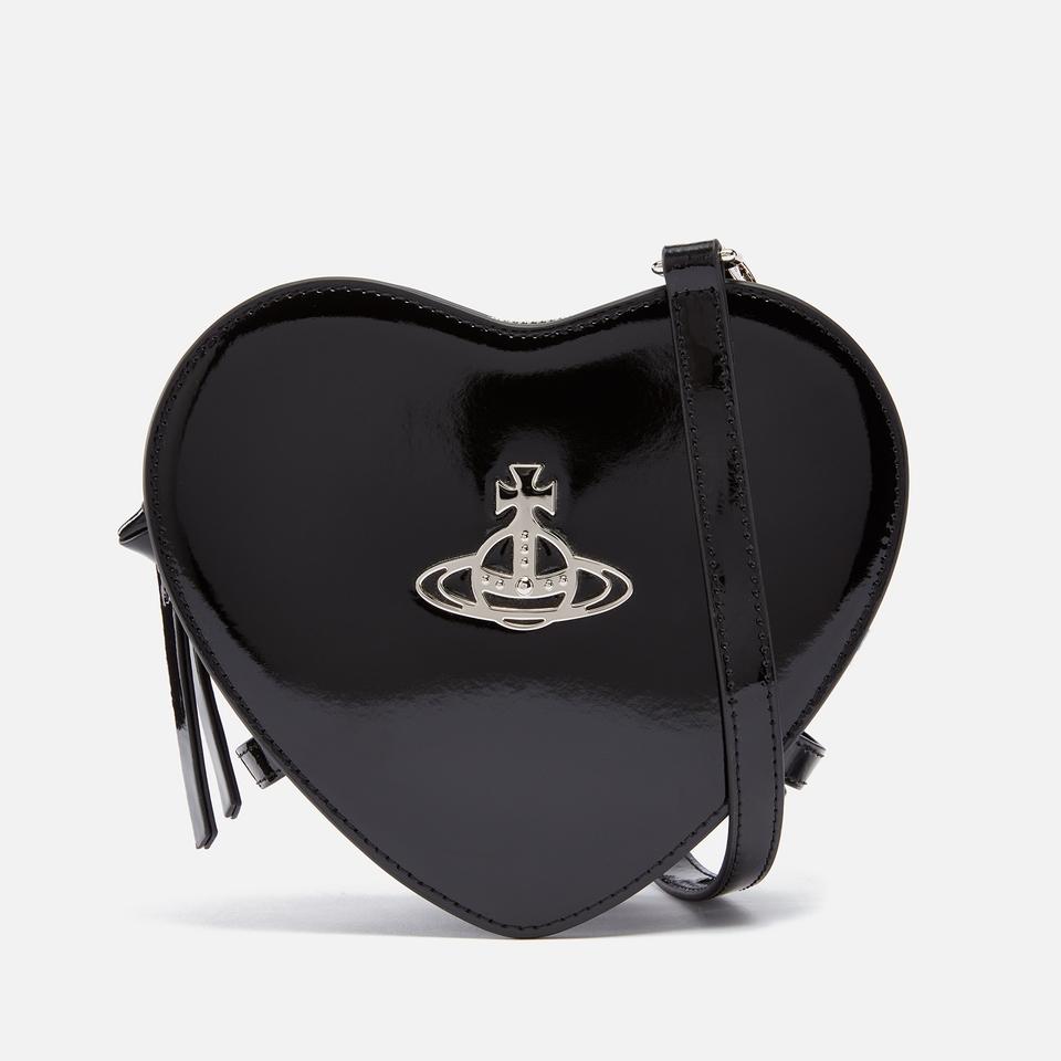 Vivienne Westwood Vivienne Westwood Louise Heart Patent-Leather Crossbody Bag