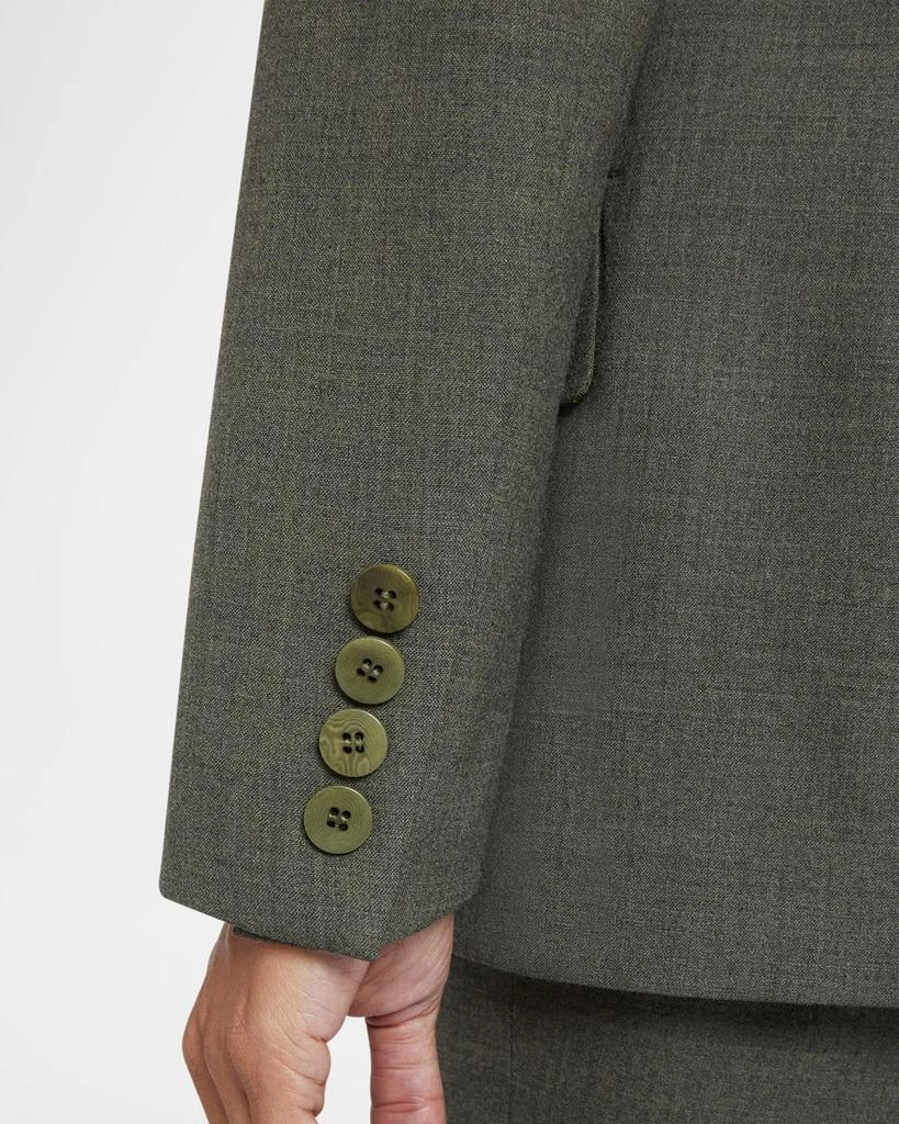 Santorelli Erinca Single-Breasted Stretch Wool Blazer 4
