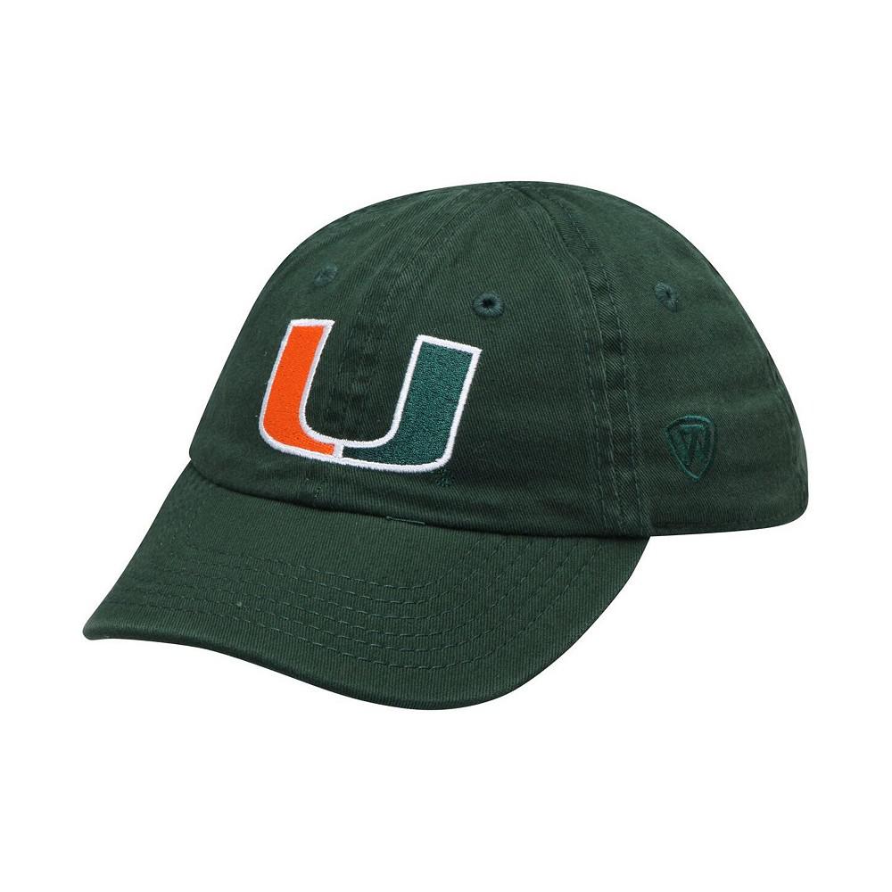Top of the World Infant Unisex Green Miami Hurricanes Mini Me Adjustable Hat