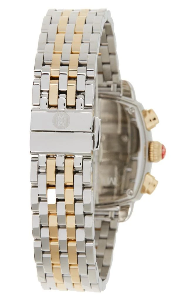 Michele Women's Ascalon Diamond Two-Tone Bracelet Watch, 34mm x 41mm - 0.05 ctw 2