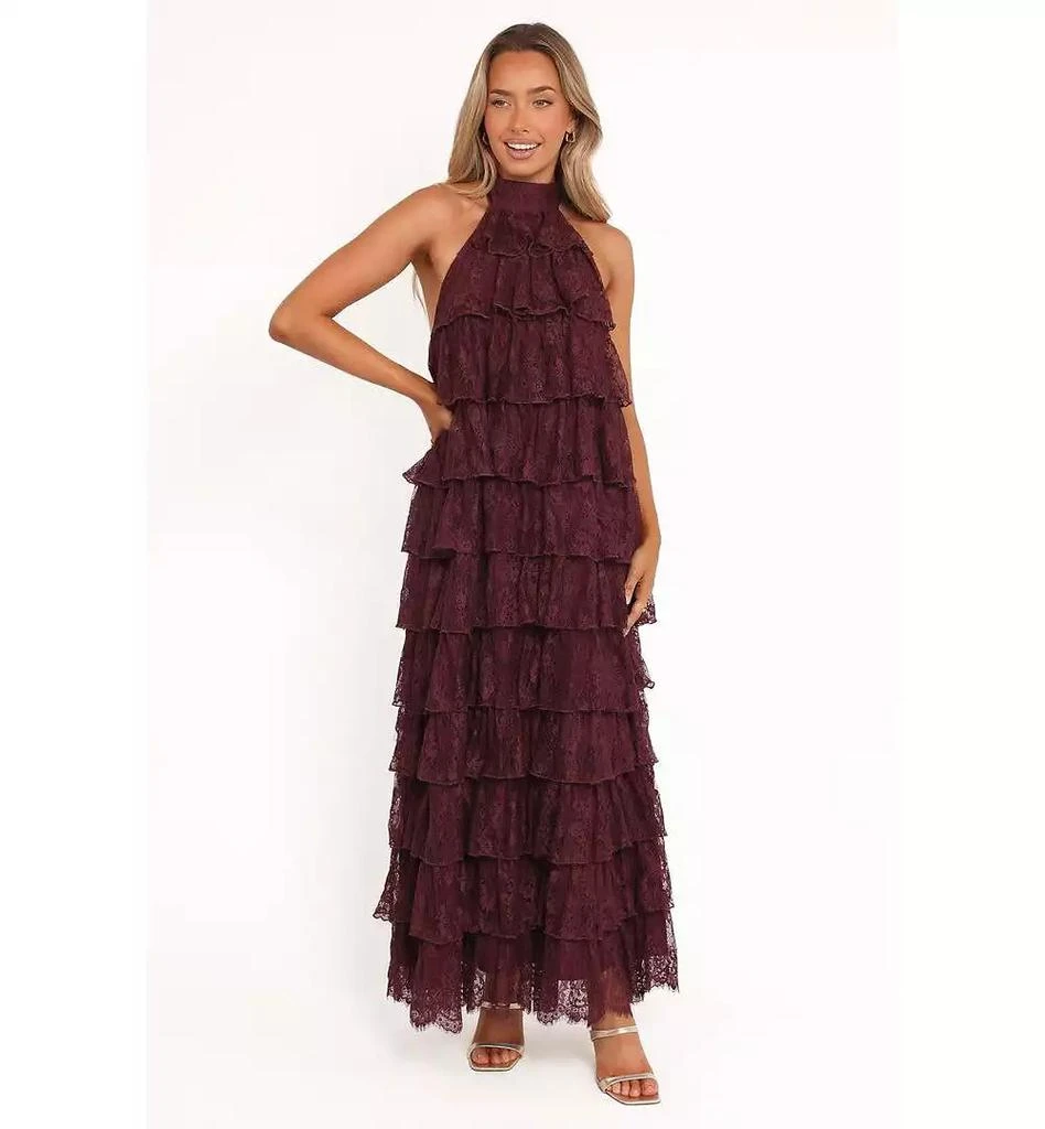 crochet lace knee length dress Lacy and Sheer All Hand Crochet Fitted Waist Knee Length Dress