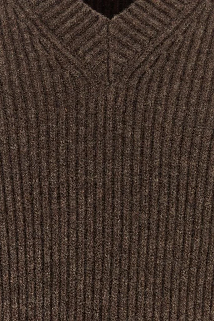Salvatore Ferragamo Mud wool sweater 2