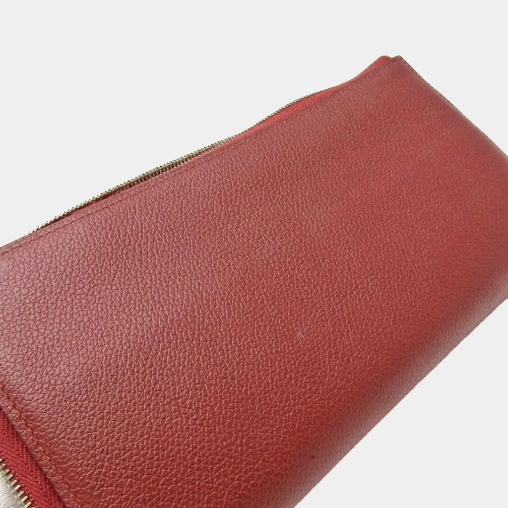 Hermes Hermes Rouge H Leather Remix Voyage Wallet 4