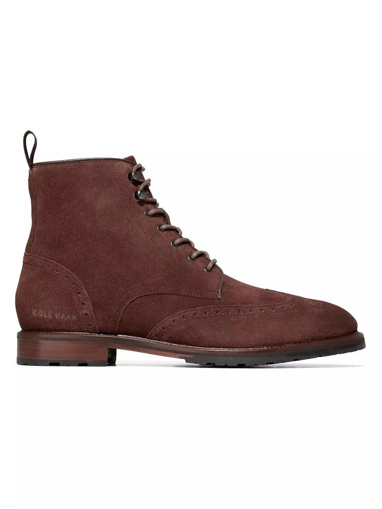 Cole Haan Berkshire Suede Wingtip Boots 1