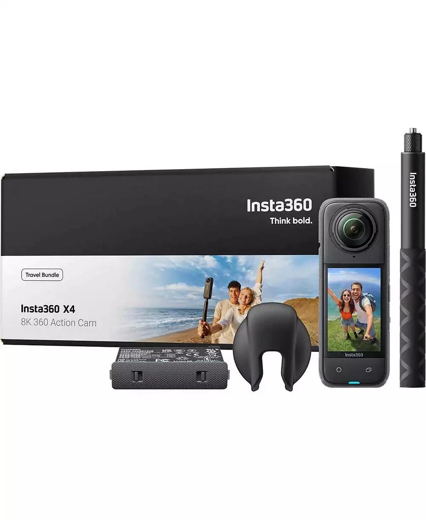 Insta360 X4 8K 360 Action Camera Travel Bundle
