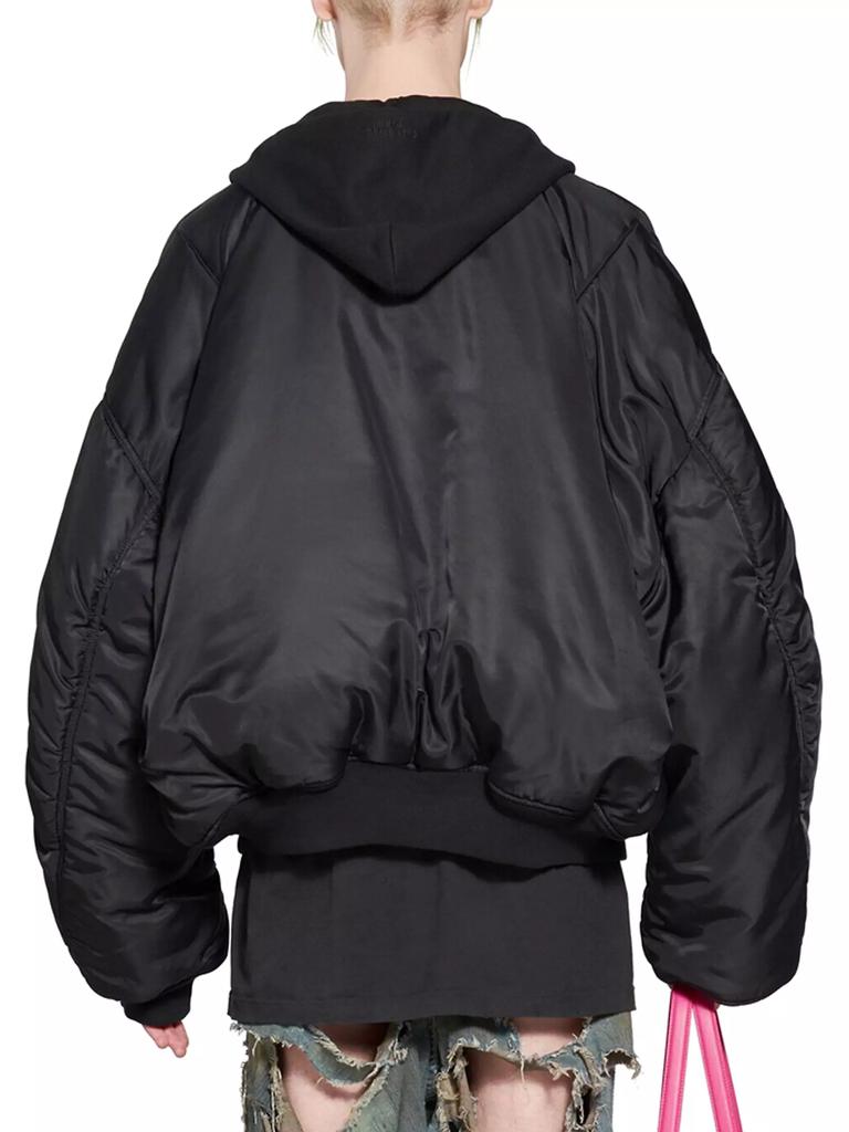 Balenciaga Balenciaga Paris All in Bomber Jacket - Jackets - Free
