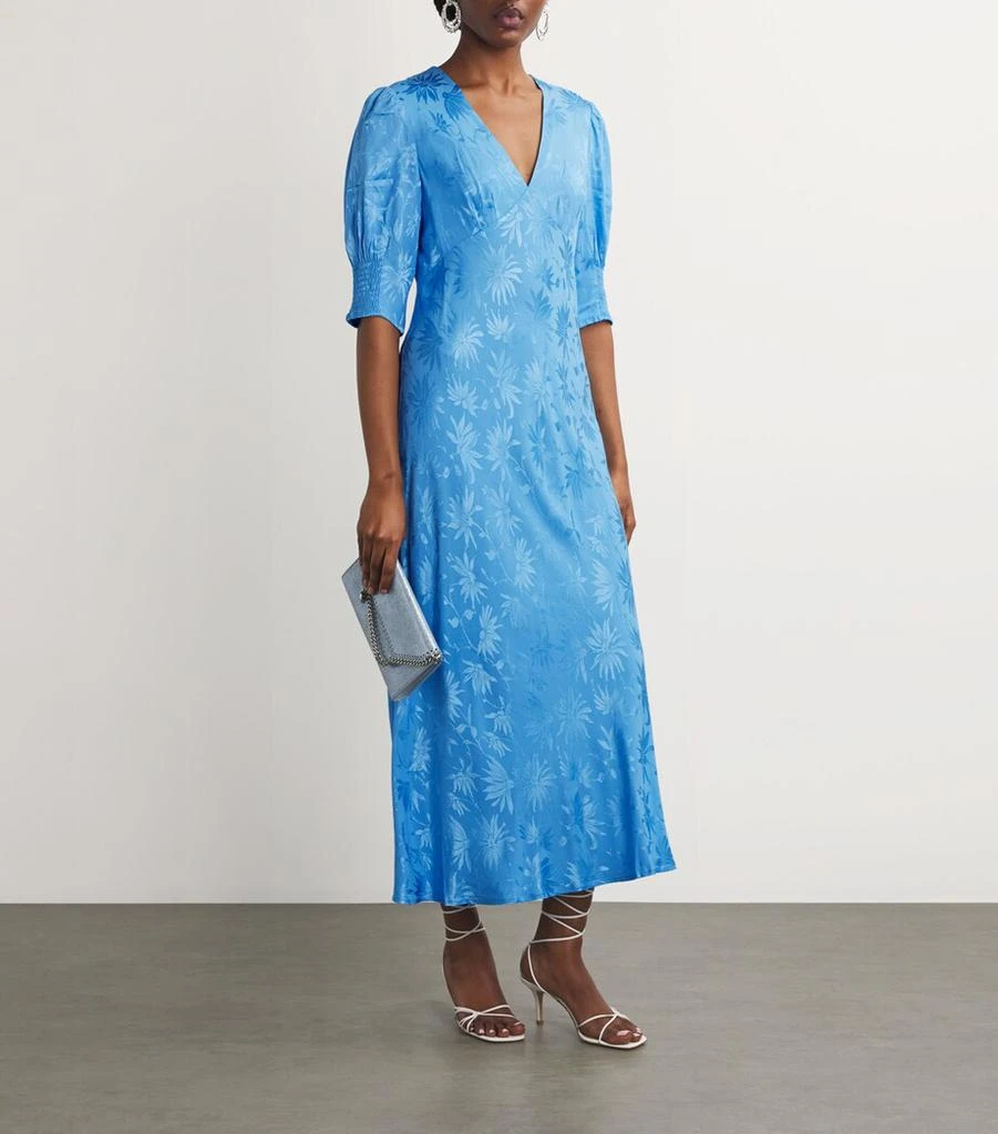 Rixo Jacquard Zadie Midi Dress - Dresses & Skirts - BeyondStyle