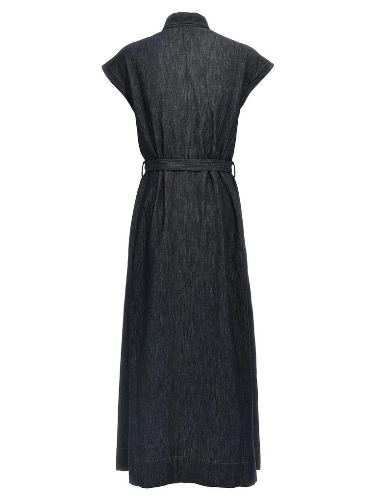 Brunello Cucinelli Brunello Cucinelli Belted Denim Dress 2