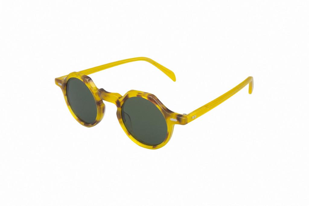 Lesca Lesca Yoga Round Frame Sunglasses