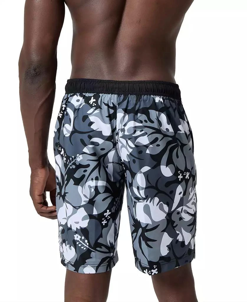 Speedo Men's Bondi Basin Comfort Stretch Printed 9" Boardshorts 4