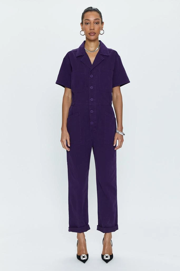 Pistola Denim Grover Short Sleeve Field Suit - Lila Purple 4