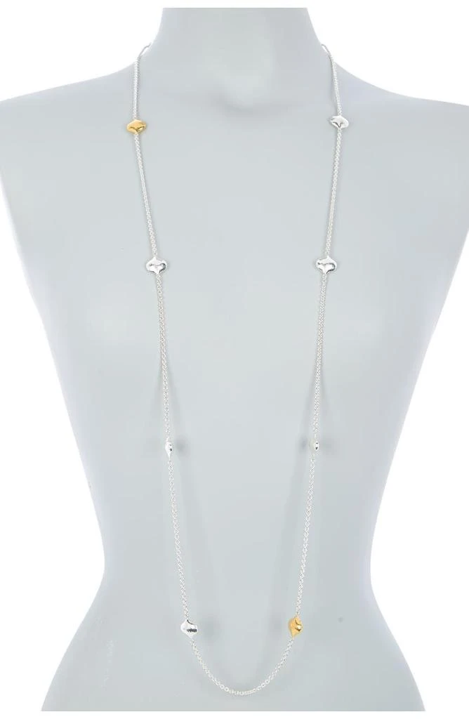 Gurhan Two-Tone Clove Station Chain Long Necklace 2