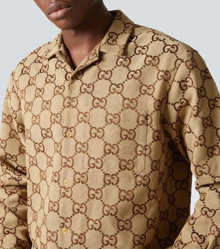 Gucci Maxi GG jacquard canvas shirt 5