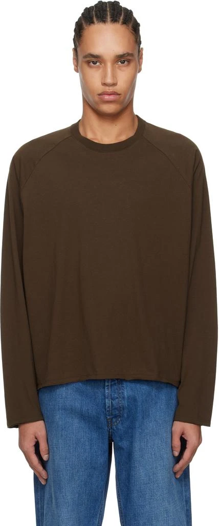 The Row Brown Jameson T-shirt 1