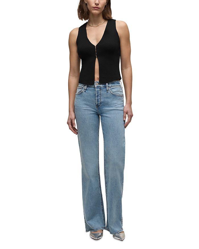 Hudson Sleeveless V Neck Sweater