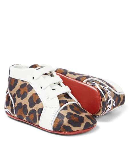 Christian Louboutin Baby Funnytopi leopard-print sneakers 5
