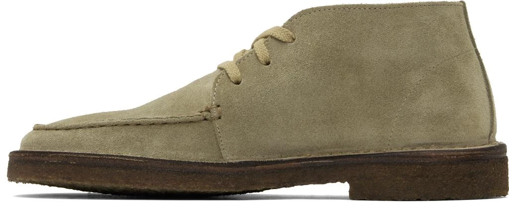 Drake's Beige Crosby Moc-Toe Chukka Boots 3