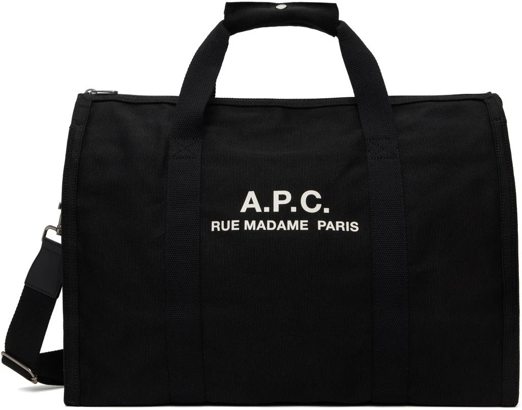 A.P.C. Black Recuperation Gym Duffle Bag 1