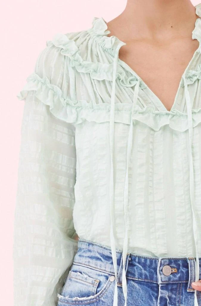 Rebecca Taylor Rebecca Taylor - Silk Ruffle Boho Blouse 5