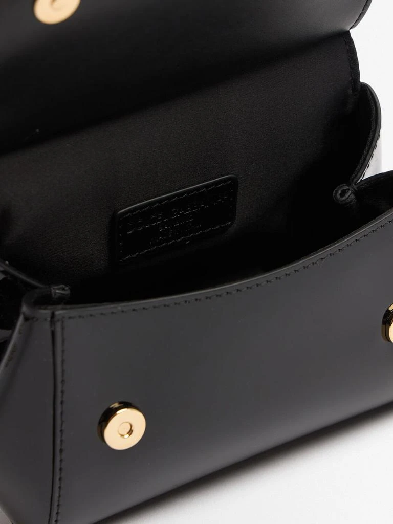 Dolce & Gabbana Sicily Patent Leather Shoulder Bag 4