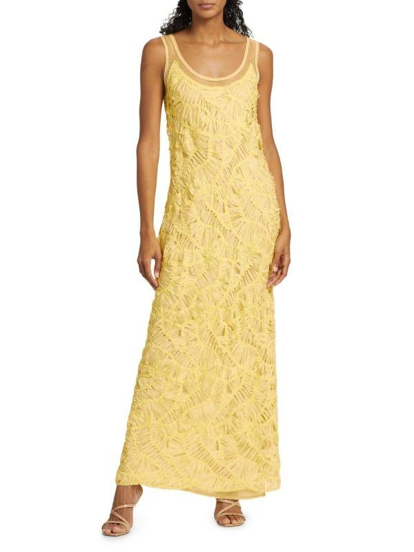 maxi burgundy dress women Marielle Glowing Chiffon Strapless Maxi Dress
