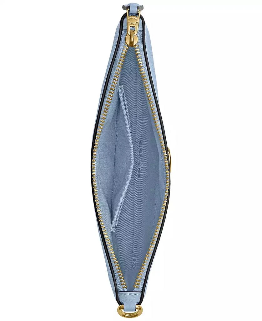 Coach Polished Pebble Leather Small Zip-Top Wristlet 3