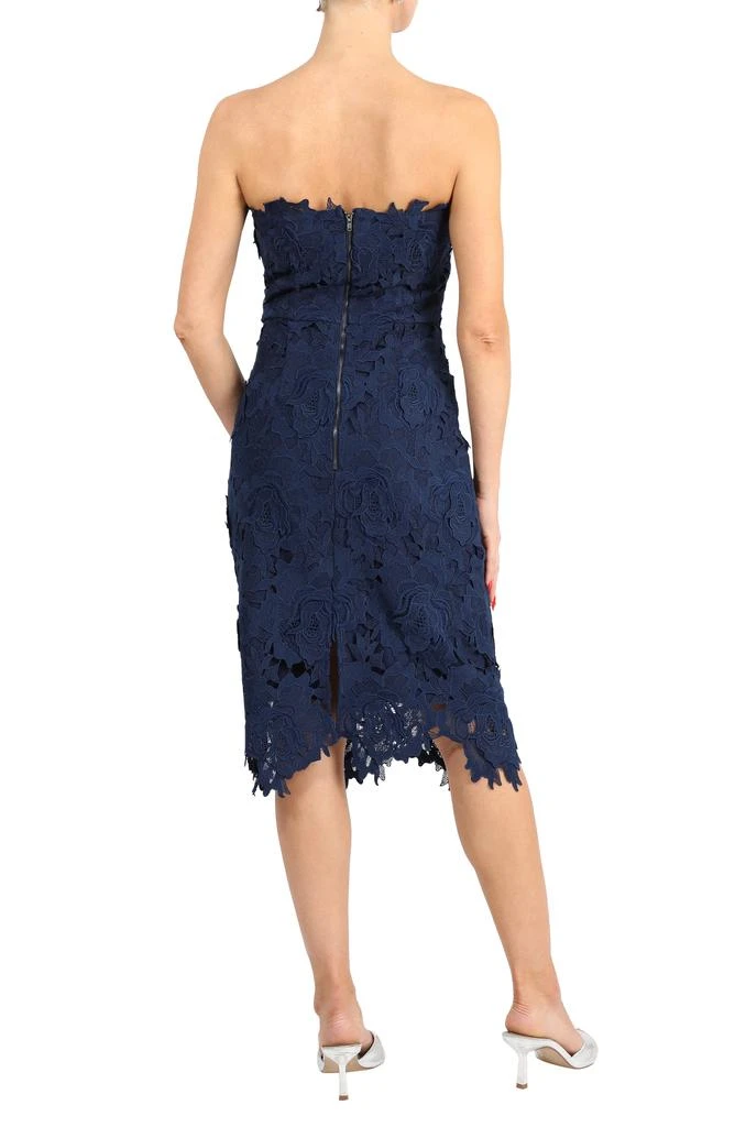 Adelyn Rae Jade Strapless Woven Lace Dress 2