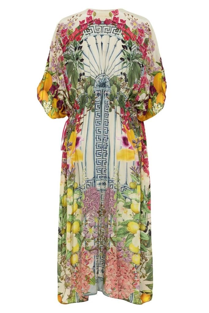 Carolina K Guida Kaftan In Floral Greek 2