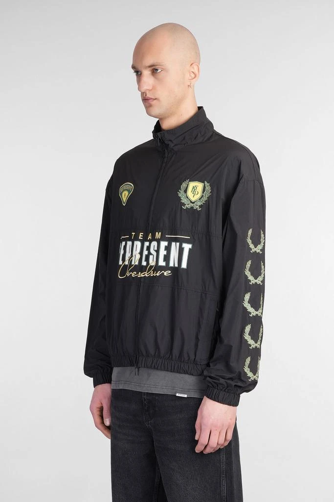 Represent Casual Jacket In Black Nylon 2