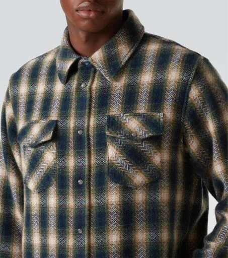 God's True Cashmere Tartan cashmere shirt 5