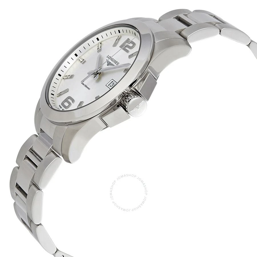 Longines Conquest Silver Dial Stainless Steel Men's 43mm Watch L37604766 2