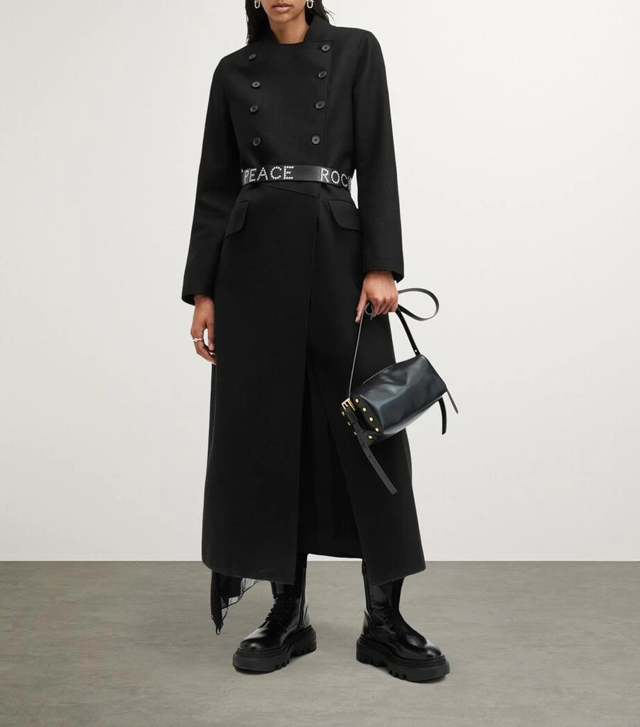 ALL SAINTS Wool-Blend Blaize Coat 5