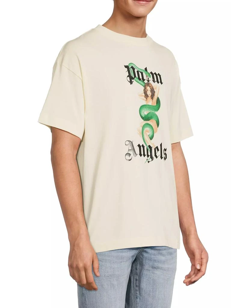 Palm Angels Ivy Pin-Up Crewneck T-Shirt 4