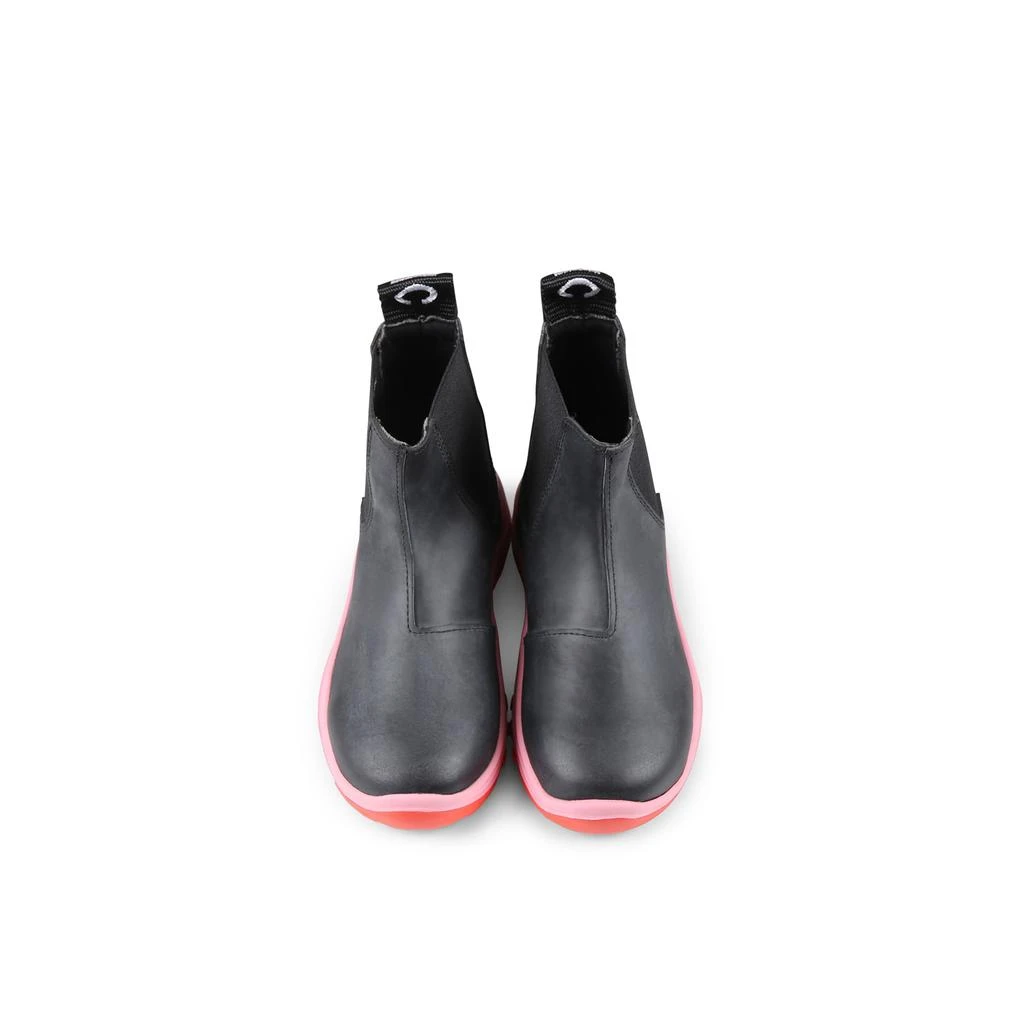 Stella McCartney Black Boots For Girl With Logo 2