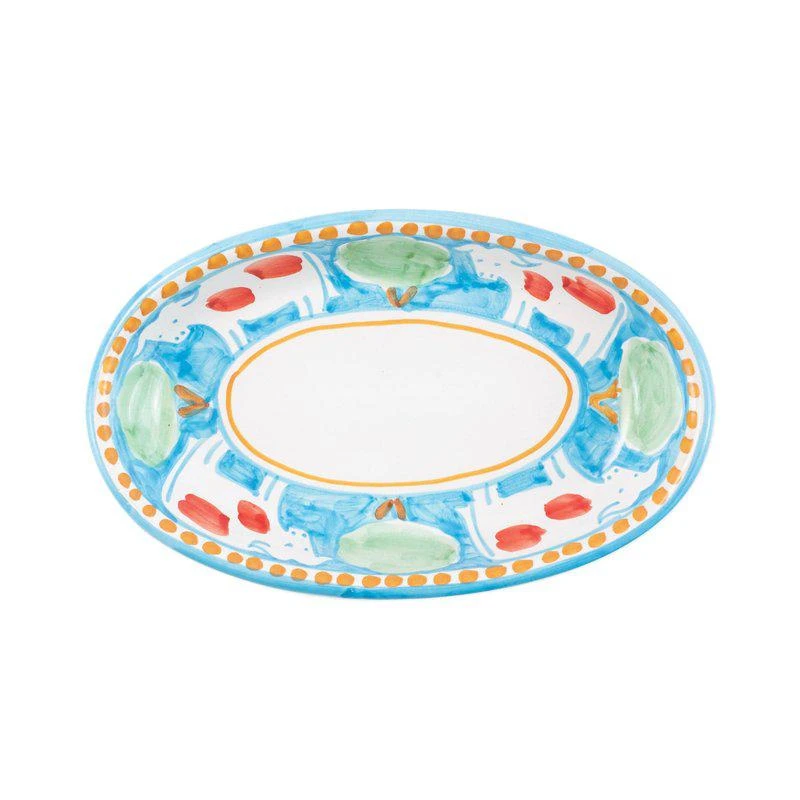 Vietri Campagna Mucca Small Oval Tray 1