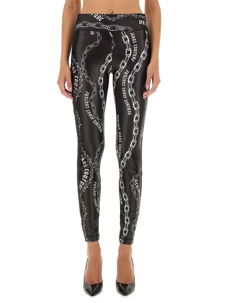 Versace Versace Jeans Couture Leggings With Logo 1