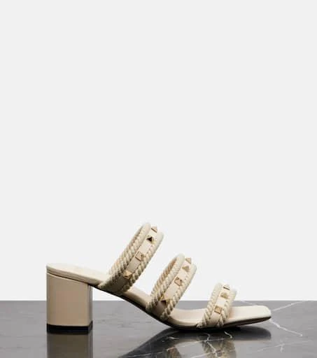 Valentino Rockstud Torchon 60 leather mules 4