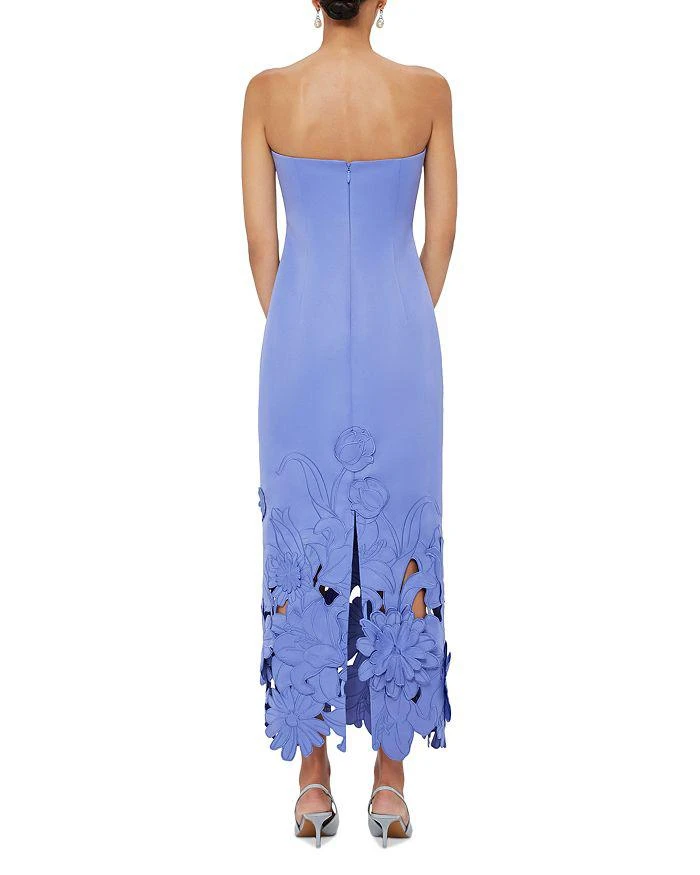 leo lin rayna floral appliqud crepe maxi dress Leo lin Rayna Floral-Appliqud Crepe by Leo Lin
