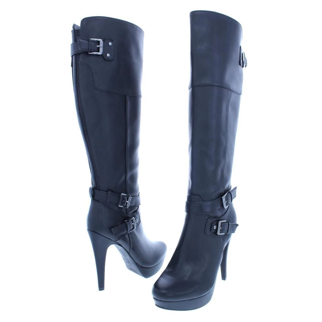 GUESS Decco Womens Faux Leather Over-The-Knee Dress Boots 2