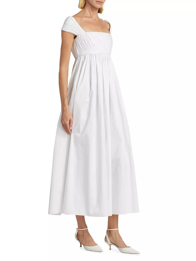 Adam Lippes Josephine Poplin Midi Dress 4