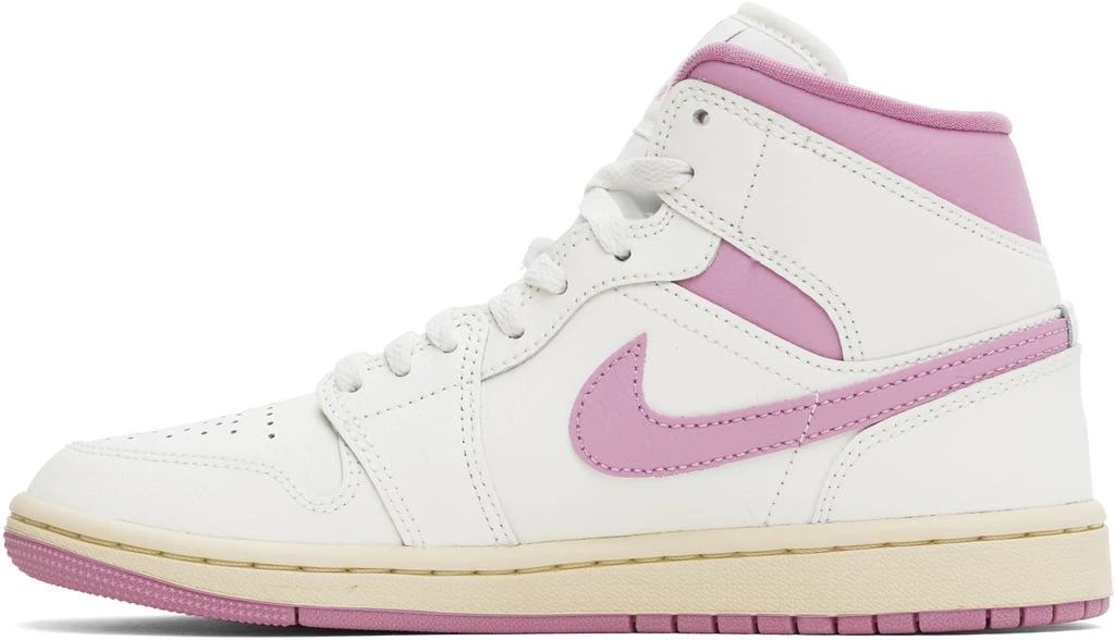Jordan Pink & White Air Jordan 1 Mid Sneakers 3