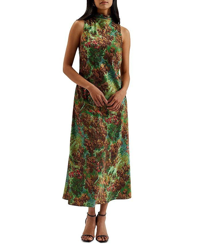 Ted Baker London Printed Midi Slip Dress 1