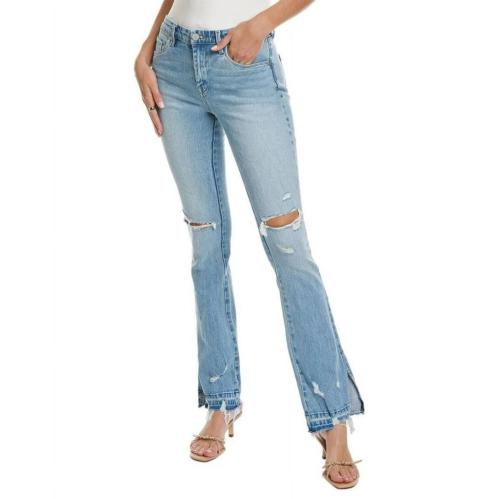Blank NYC The Hoyt High Rise Mini Flare Jeans In No Thanks 1
